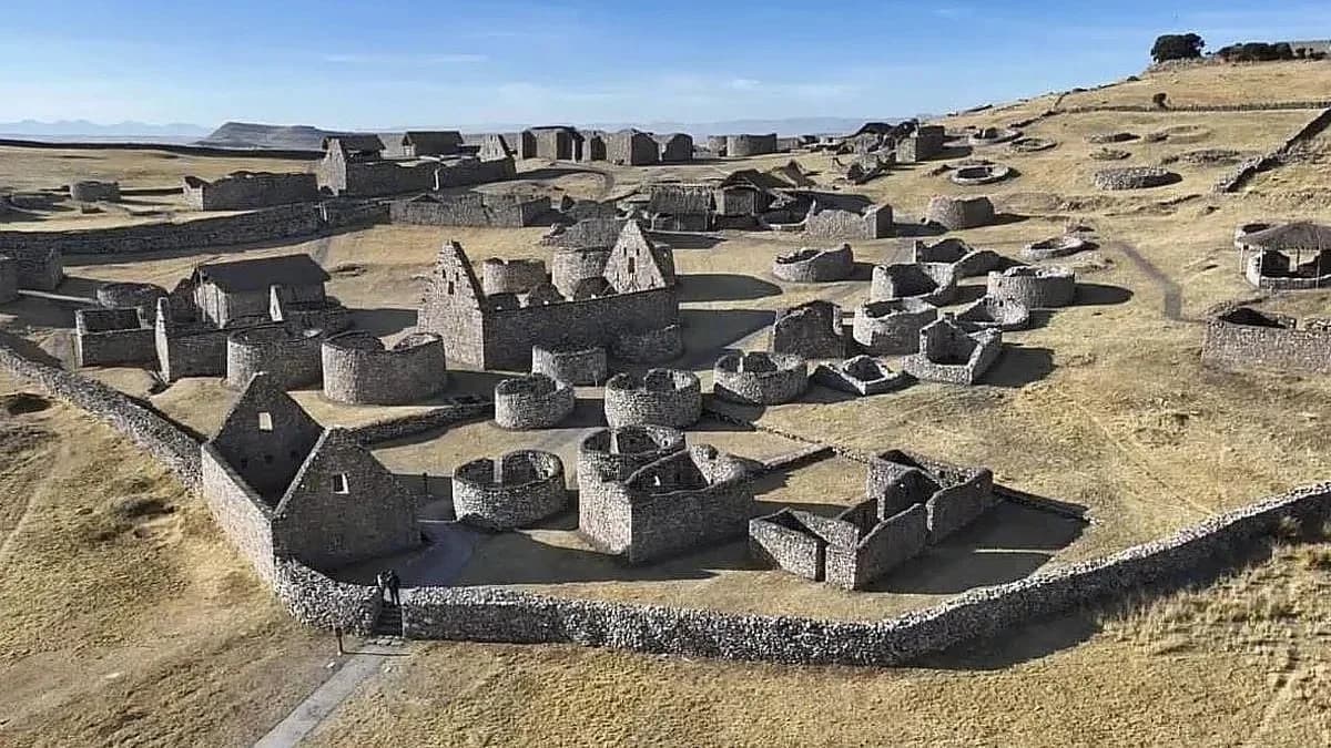 Restored K’anamarka archaeological complex, capital of the K’ana nation